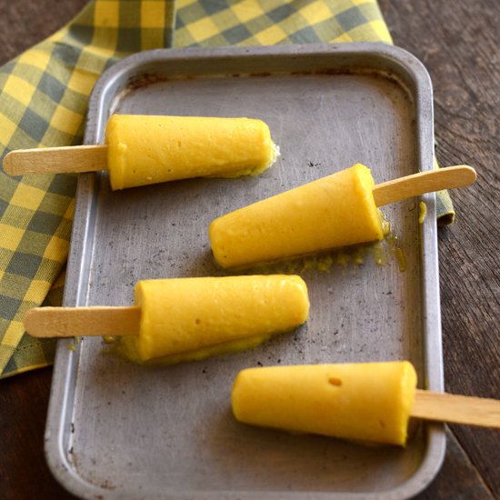 Easy Mango Popsicle