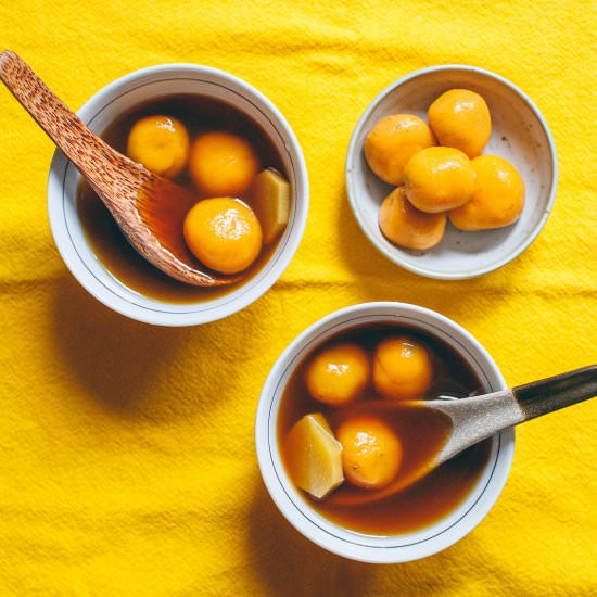 Sweet Potato Dumplings (Tang Yuan)