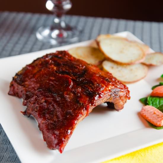 Sweet BBQ Ribs on the Grill