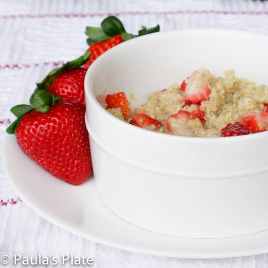 Strawberries and Cream Quinoa