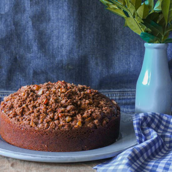 Spiced Chocolate Streusel Cake