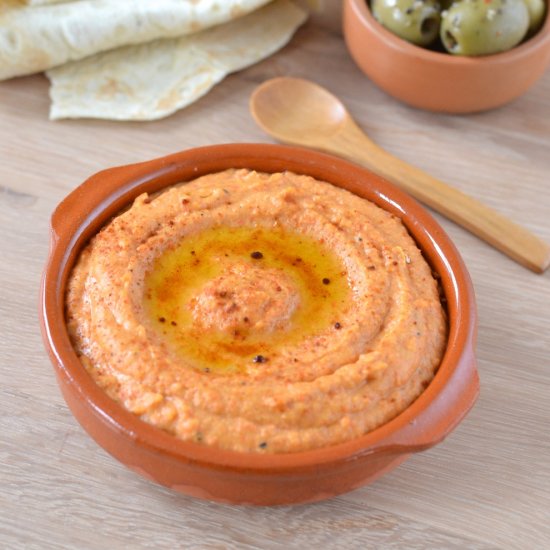 Roasted Red Pepper Hummus