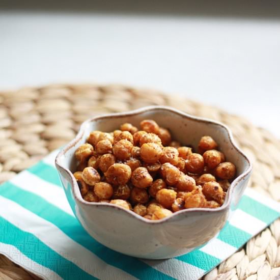 Curried Pan-Fried Chickpeas