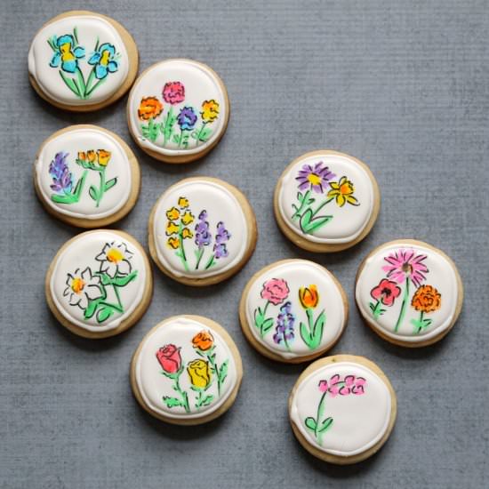 Flower Cookies for Mom