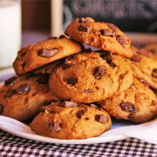 Orange Agave Chocolate Chip Cookies