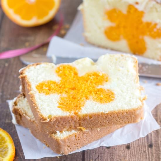 Surprise Inside Orange Cake