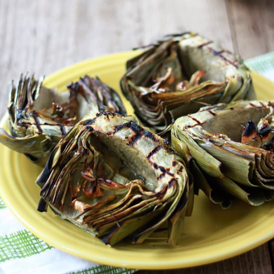 Grilled Artichokes