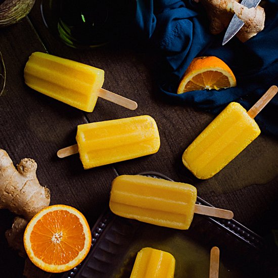 Orange Ginger Popsicles