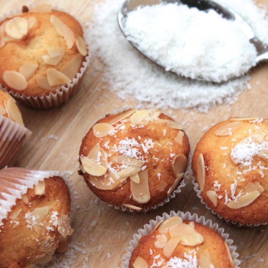 Coconut Almond Mini Muffins