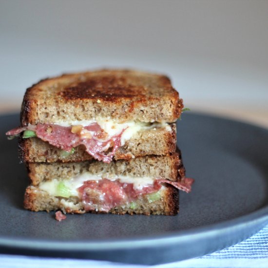 Salami Grilled Cheese