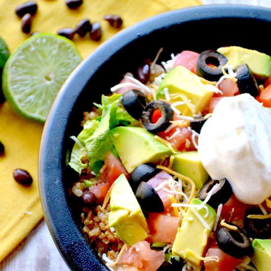 Quinoa Taco Bowls