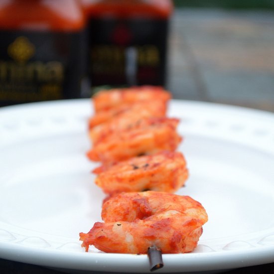 Harissa Grilled Shrimp