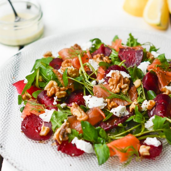 Smoked Salmon & Beetroot Salad