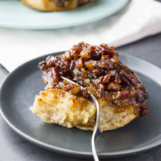 Vegan Salted Caramel Rolls