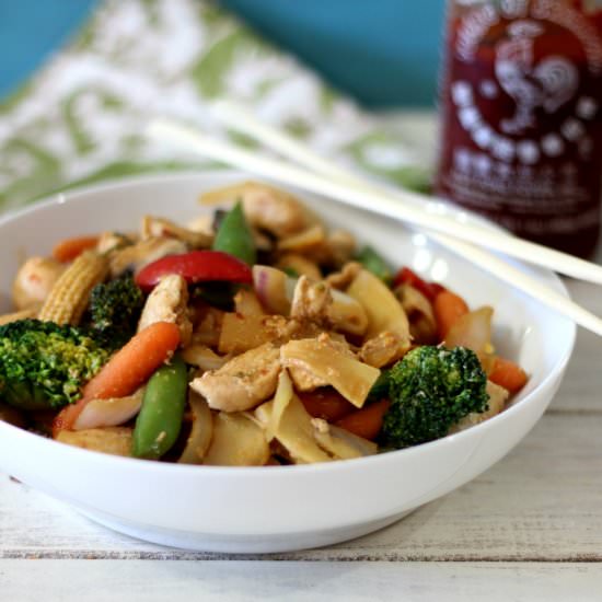 Spicy Chicken Stirfry