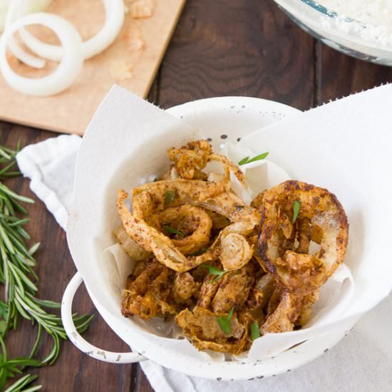 Cotjia herb onion rings