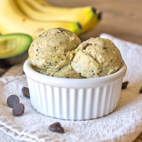 Avocado Mint Chocolate Ice Cream