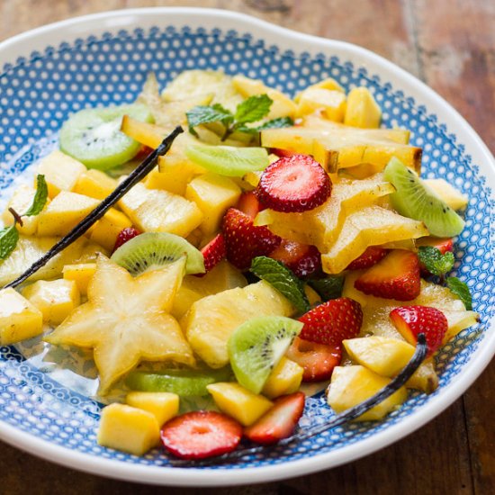 Tropical Spiced Fruit Salad