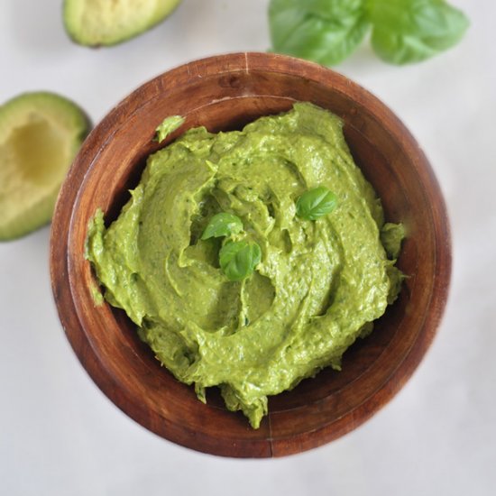 Avocado Pesto Dip