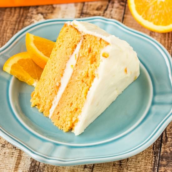 Orange Cream Cake