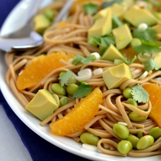 Orange, Edamame & Avocado Salad