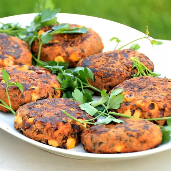 Sweet Potato & Black Bean Burgers