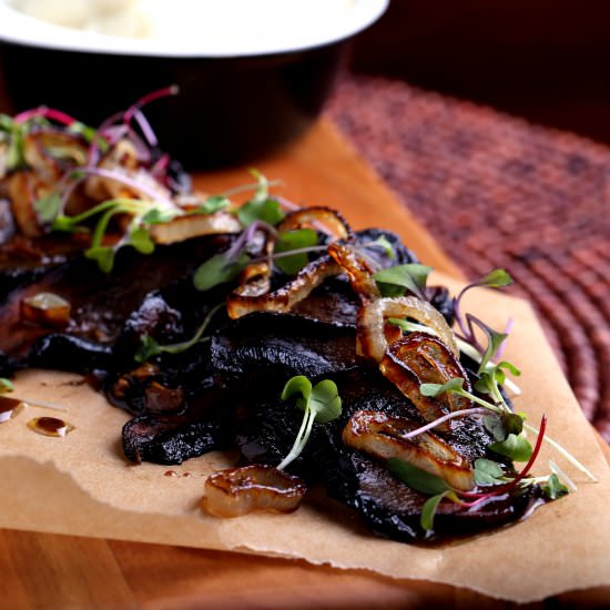 Miso-Scented Portabello Mushroom