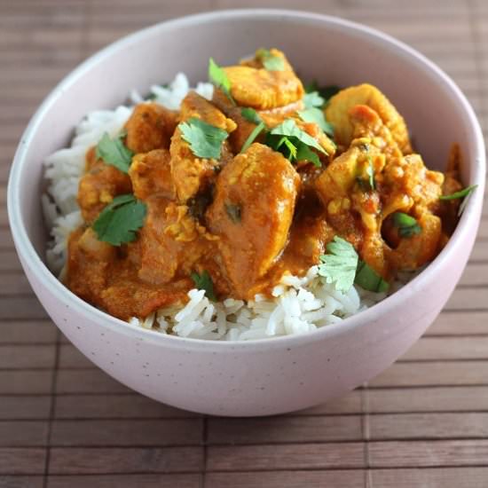 Chicken Curry with Cashews