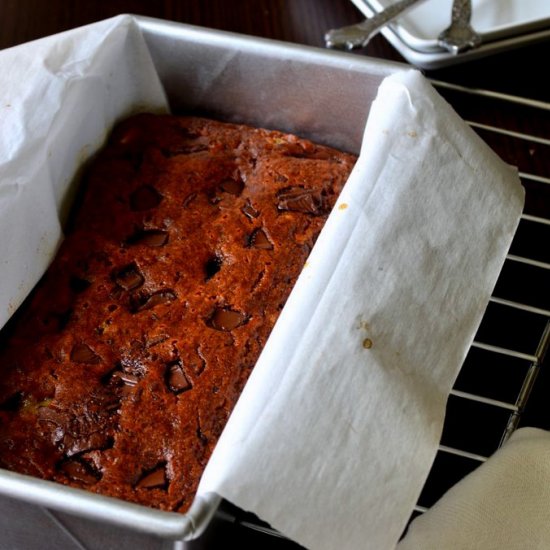 Banana Chocolate-Chunk Bread