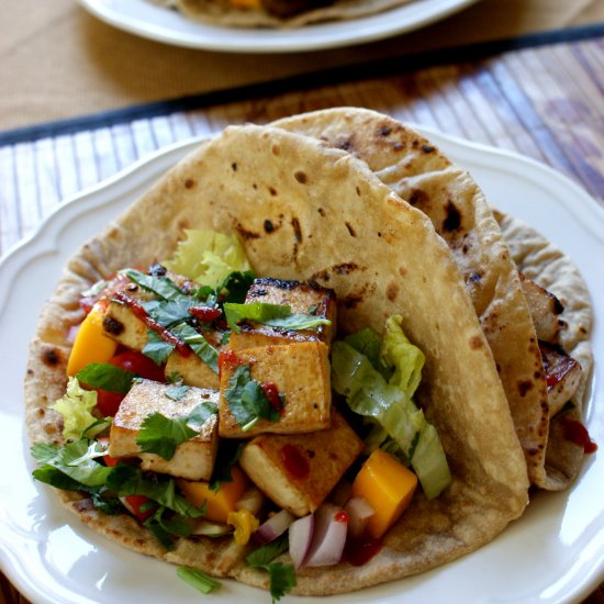 Korean BBQ Tofu Tacos