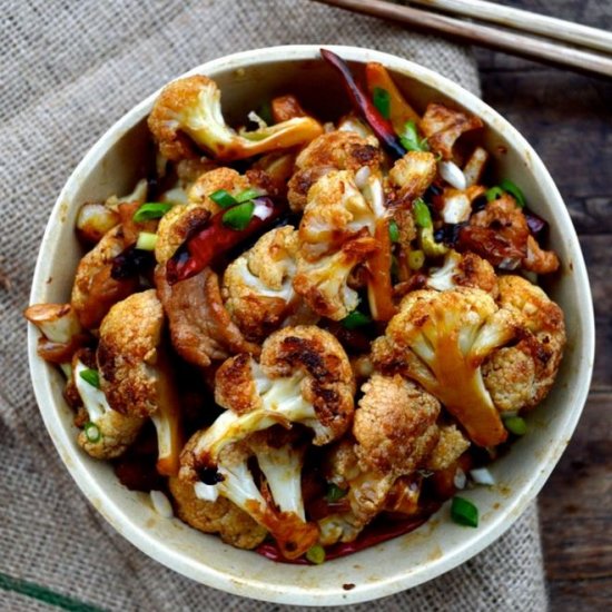 Easy Roasted Cauliflower Stir-Fry