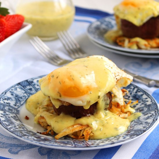 Steakhouse Eggs Benedict