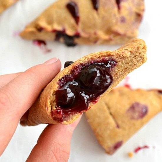 Flaky Blueberry Turnovers