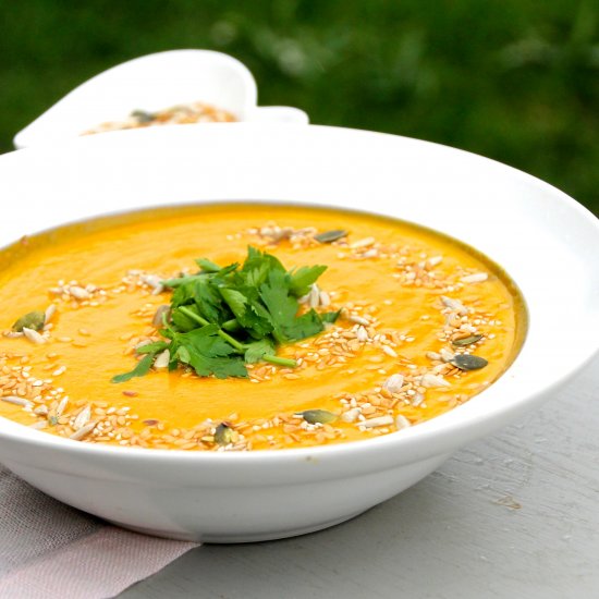 Sweet Potato, Coconut & Ginger Soup