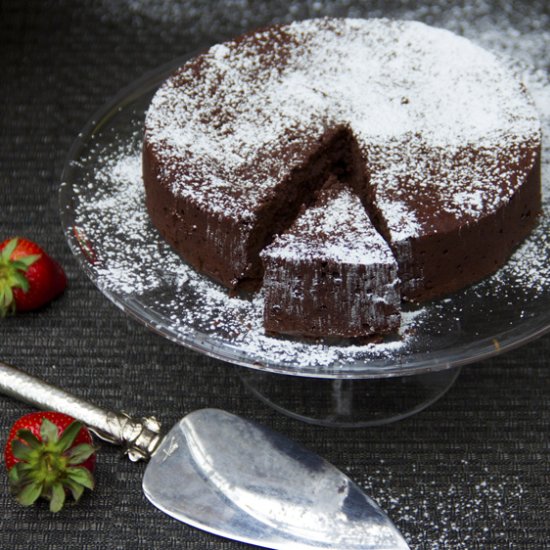 Flourless Chocolate Truffle Cake