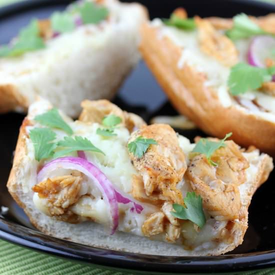 BBQ Chicken French Bread Pizza