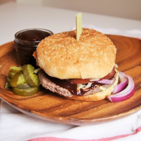 Burger with Chipotle Ketchup