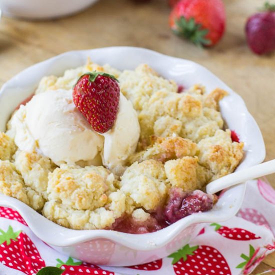 Strawberry Cobbler