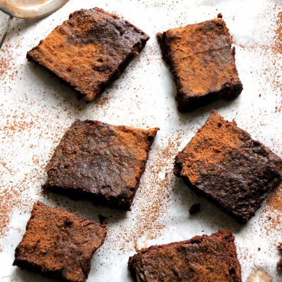 Vegan Gooey Chocolate Brownies