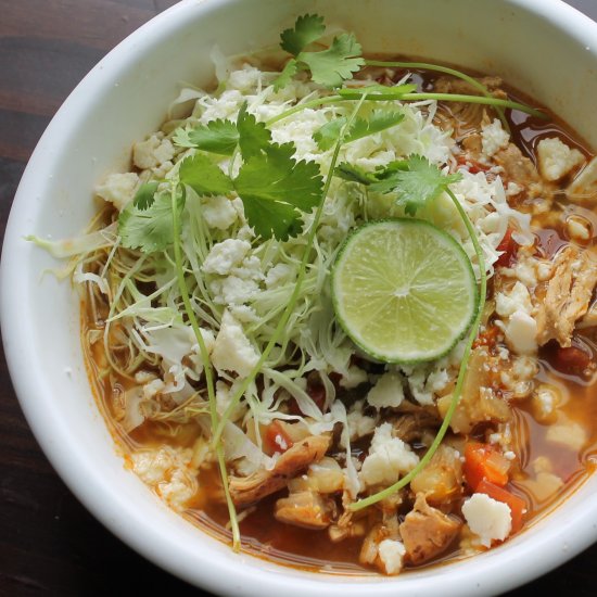 45 Minute Chicken Pozole