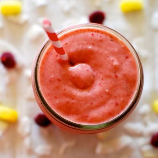 Raspberry Pina Colada Smoothie