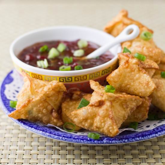 Crab Rangoon Wontons