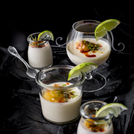 Lemon Lime & Bitters Panna Cotta