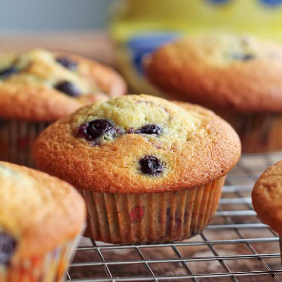 Blueberry Cream Cheese Muffins