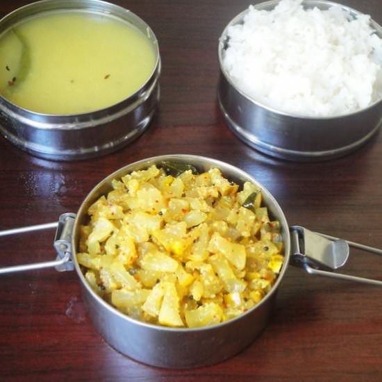 Mangalore Cucumber Stir Fry