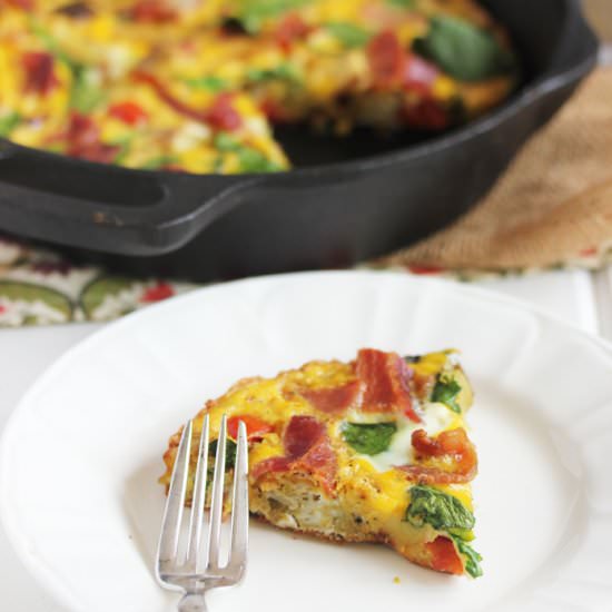 Sweet Potato BLT Frittata