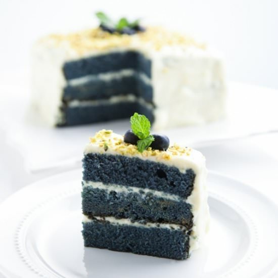 Royal Blue Velvet Cake