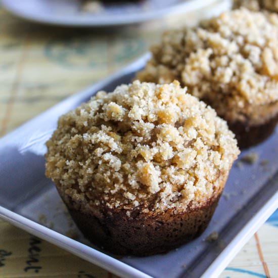 Choc Chip PB Banana Muffins