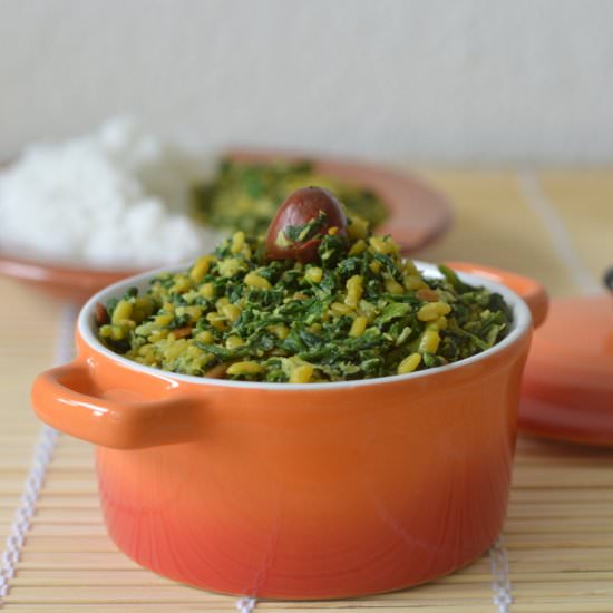 Spinach Stir Fry/Keerai Thoran