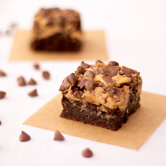 Chocolate & Peanut Butter Brownies